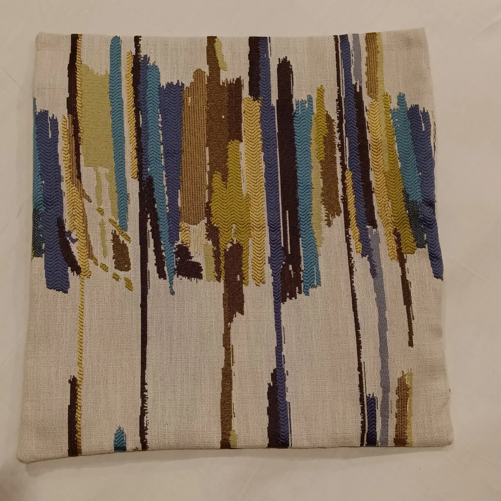 Crate & Barrel PAIR Santucci 18” x 18” Throw/Accent Pillows